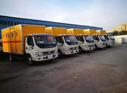 红坪镇爆破器材运输车